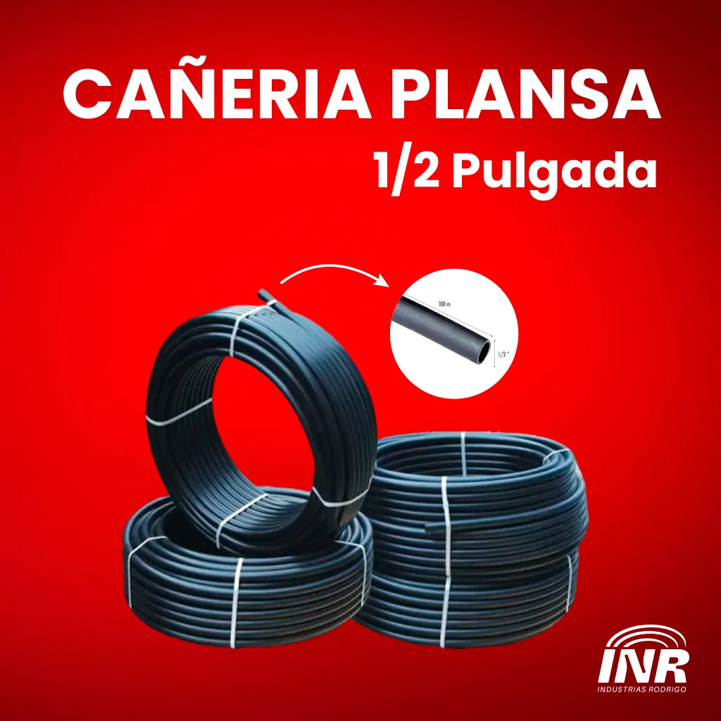 Cañería Plansa de media pulgada